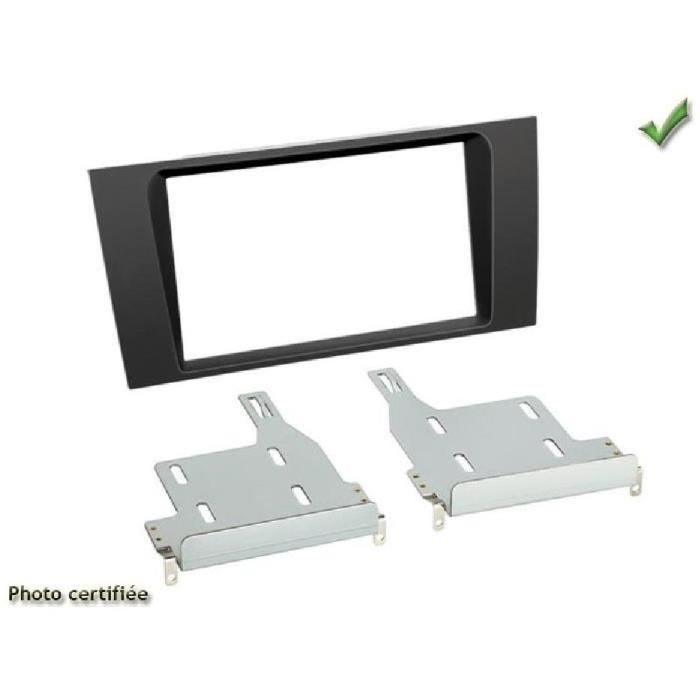 Facade autoradio - ADNAUTO - Audi A4 - Noir - Compatible 1999-2001 - Installation facile