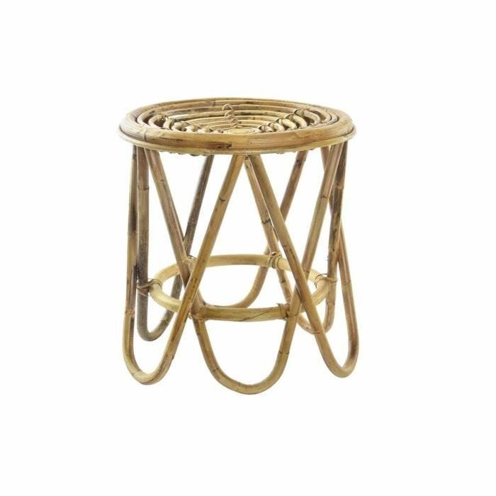 table d'appoint marron rotin tropical (38 x 38 x 41,7 cm)