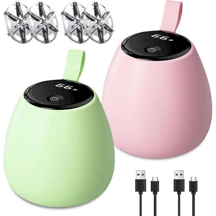 Lot de 2 rasoirs électriques anti-peluches électriques - Rasoir électrique portable pour enlever les peluches - Rechargeable