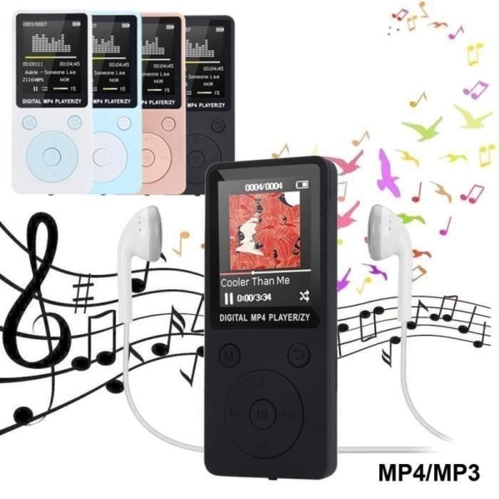 Lecteur MP4 - YONIS - 16 Go - Écran 1.8 Pouce - Enregistreur Vocal - Radio FM