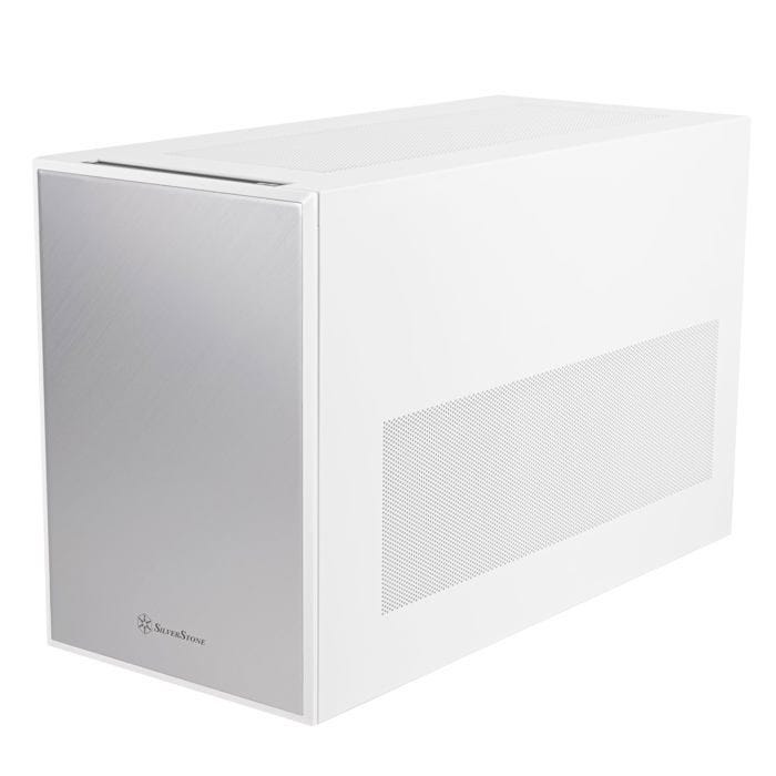 SilverStone Technology SUGO 17, Blanc, Châssis Haut de Gamme en Forme de Cube avec Un hébergement Exceptionnel des Composants,