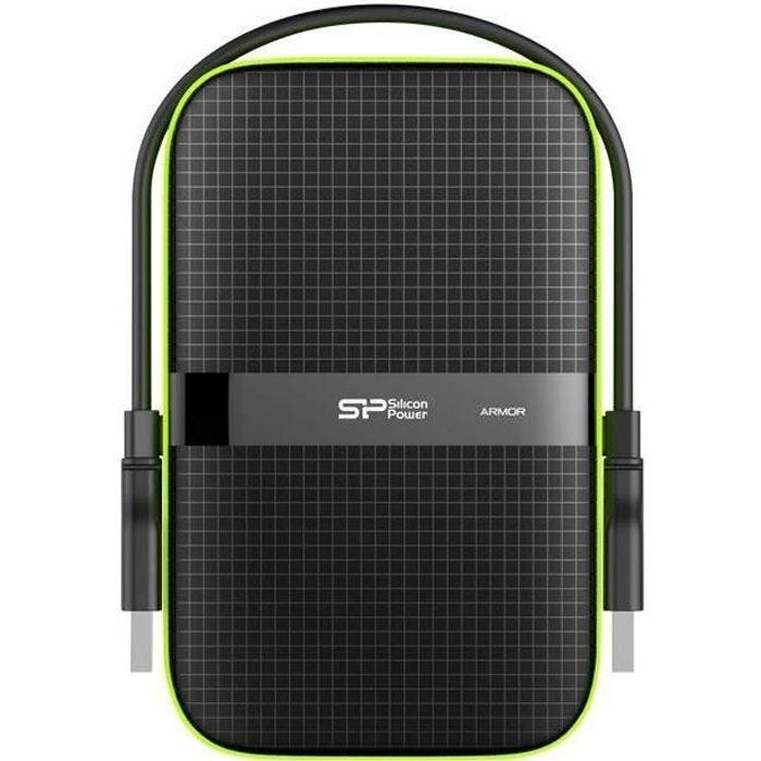 SILICON POWER Disque dur externe USB 3.0 A60 - 4 To - Noir