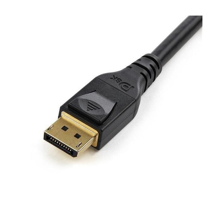 STARTECH LTLOCKNANO Câble DisplayPort 1.4 - 4 m - Certifié VESA - 8K 6 Hz - HBR3 - HDR