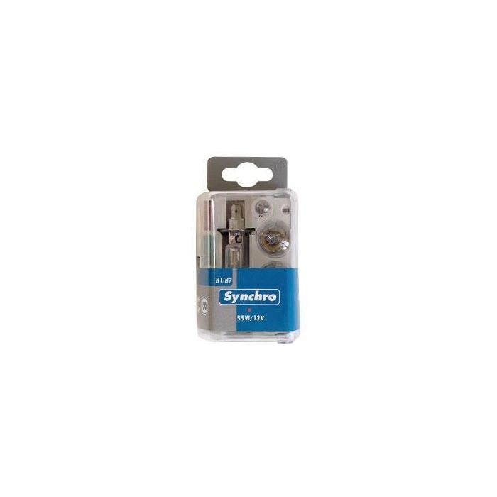 Coffret Ampoules H1/H7 SYNCHRO -9 pieces- 12V
