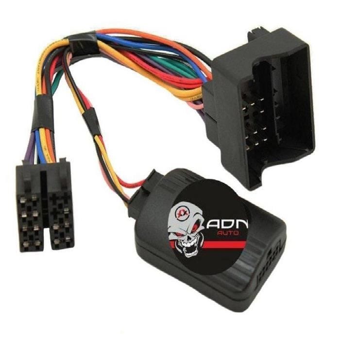 Interface de commande au volant - ADNAUTO - VW16A - Compatible VW 2003-2015 - Couleur noire - Universel non