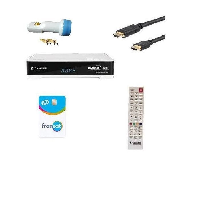 CAHORS VEOX Récepteur satellite HD + HDMI + CARTE +LNB HD ME