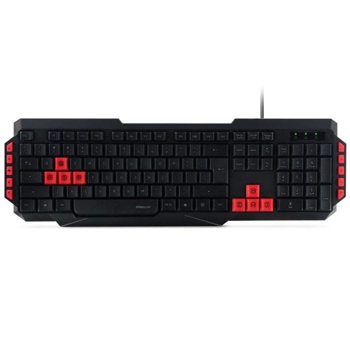 Clavier Gamer - Speedlink - Lucidium - AZERTY - Mécanique - Rétroéclairé - USB