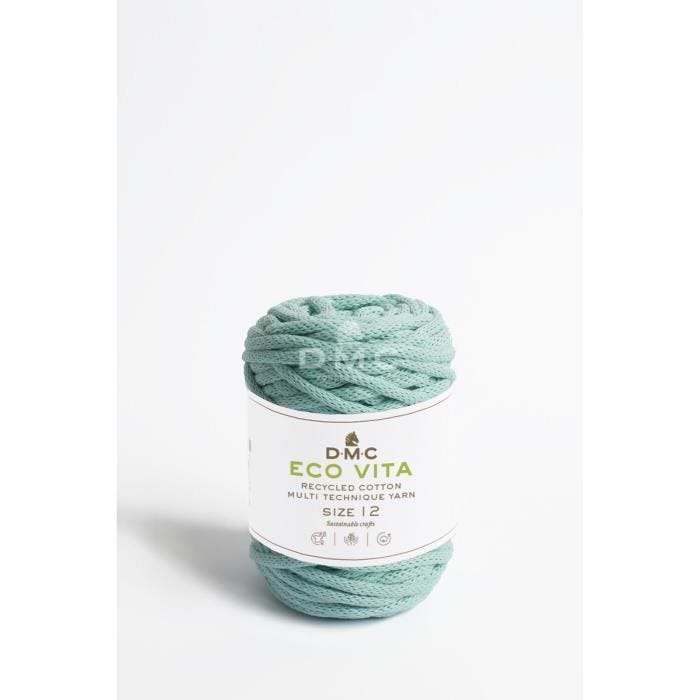 Fil Coton Recyclé - DMC - Eco Vita - 12mm - 250g - Bleu 081