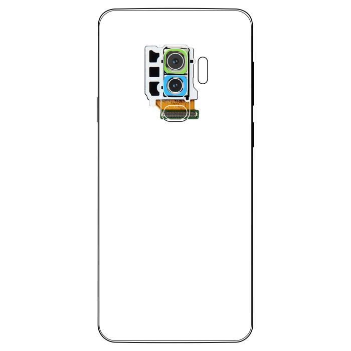 Caméra Arrière - Samsung - Galaxy S9 Plus - Remplacement - Nappe de connexion intégrée - Noir