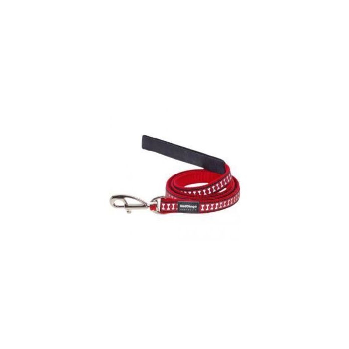 Laisse - Red Dingo - 1M20 - 12Mm - Rouge - Réfléchissante - Nylon
