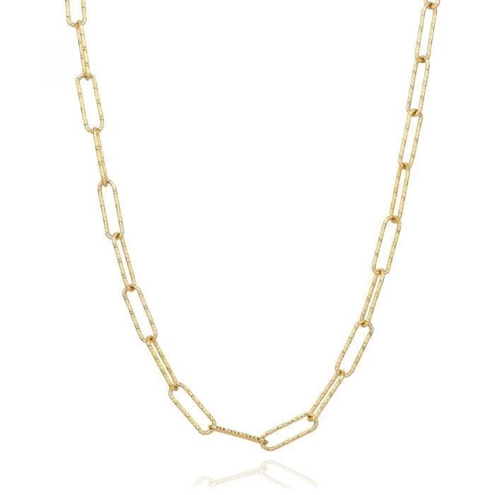 Chaîne - Sif Jakobs - Luce Grande - Plaqué or 18 carats - Longueur 45 cm - Maille forçat