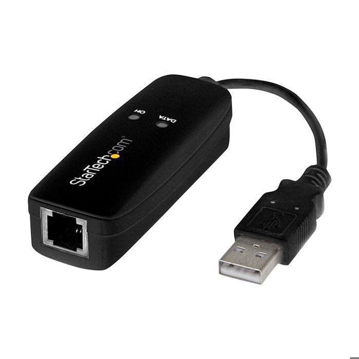 Modem fax USB externe - STARTECH - 56K - V.92 - USB 2.0 - ITU-T V.17, V.29, V.27
