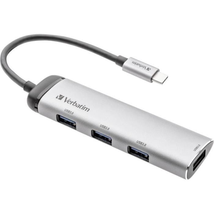Verbatim Hub USB-C Multi-Ports 4 Ports USB 3.2 GEN 1 Type A - 49147