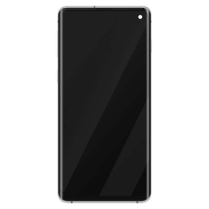 Écran LCD Complet pour Samsung Galaxy S10 - Relife - Blanc - 5,5 po - Android - Verre trempé
