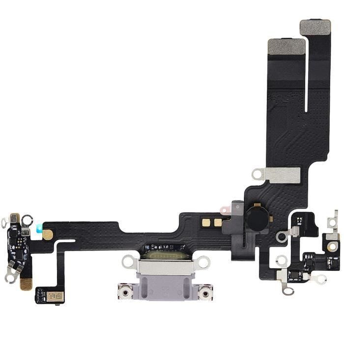 Connecteur de Charge Lightning pour iPhone 14 avec Microphone Violet
