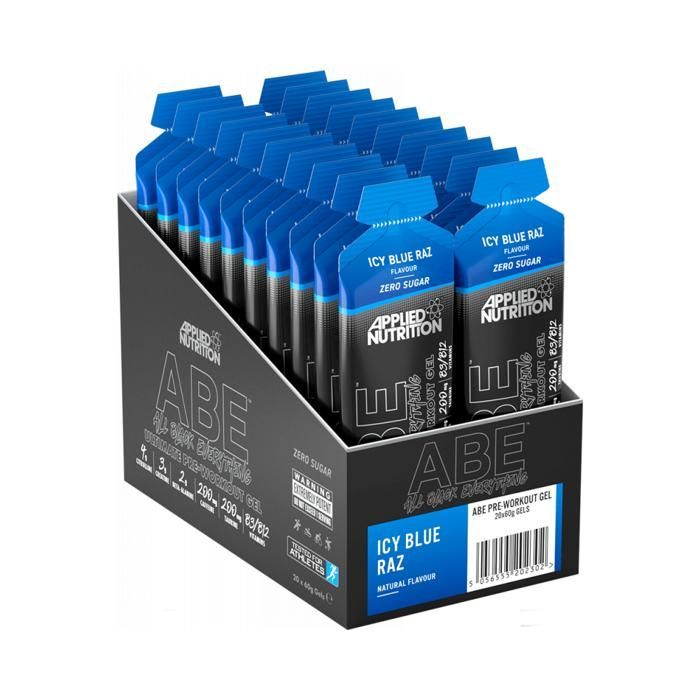 Pre-workout Applied Nutrition - ABE Gel - Icy Blue Raspberry Pack de 20