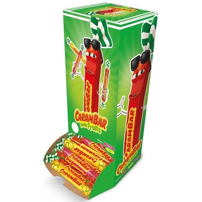 CARAMBAR Bonbons Fruits - Boîte 180 pièces