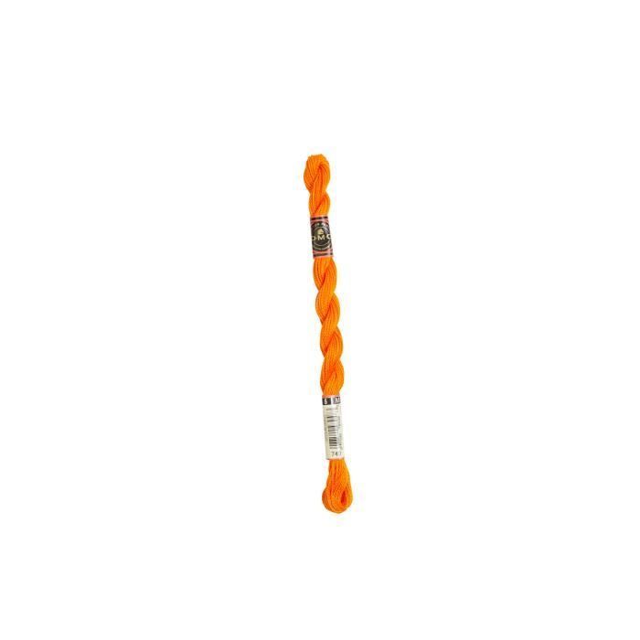 Fil - DMC - Coton Perlé Médium N5 - Couleur 740 - 100% coton - 15 mètres
