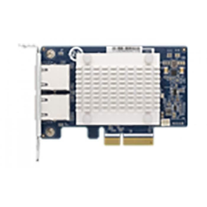 qnap dualport 5gbe multi-gig expcard aquantia aqc111c gen2 x 2 Routeur, Wifi, Réseau QNAP QXG-5G2T-111C. Interne. Technologie de