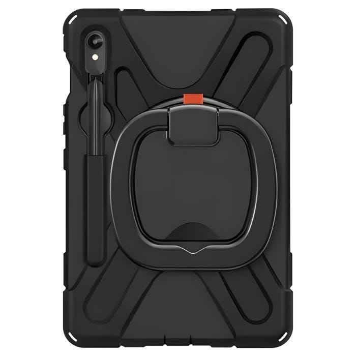 Coque - AVIZAR - Samsung Tab S9, S8 et S7 - Antichoc - Poignée Rotative - Noir