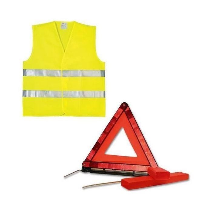 SHOT CASE - PLANET LINE Kit gilet PL7248 + triangle de signalisation