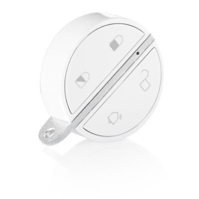 Somfy 2401489 - Key Fob | Badge d'activation et de désactivation alarme | Fonction mains libres | Compatible alarmes Somfy Protect