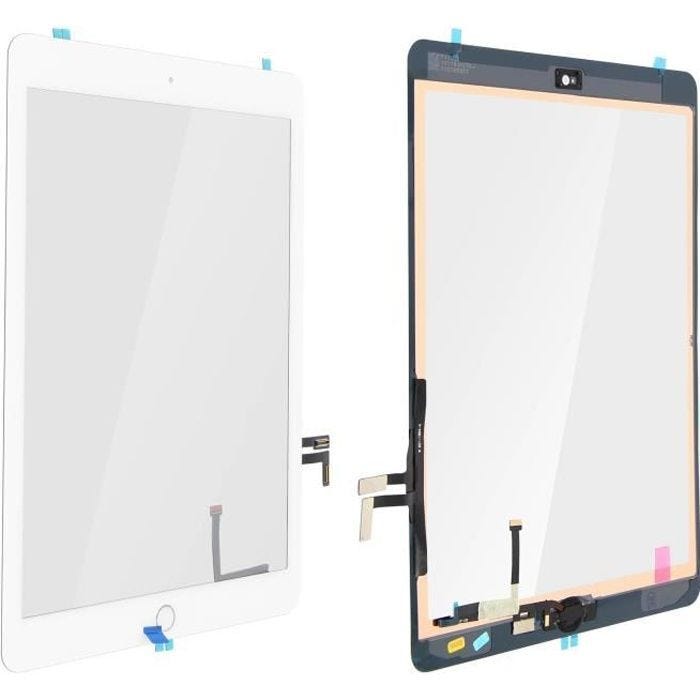 Ecran LCD iPad 9.7 2017/iPad 5 Vitre Tactile de Remplacement Cadre Blanc