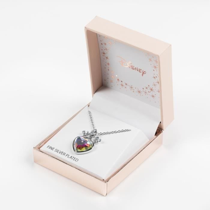 Collier - DISNEY - TIARE - Laiton Plaqué Argent - Pierre Peershardy - Femme