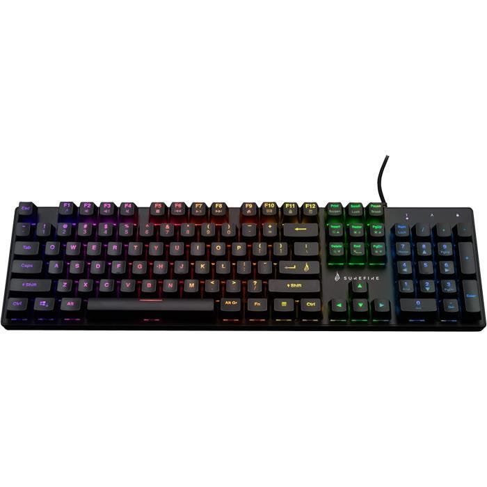VERBATIM 48719 CLAVIER RVB M2 QWERTY US AN
