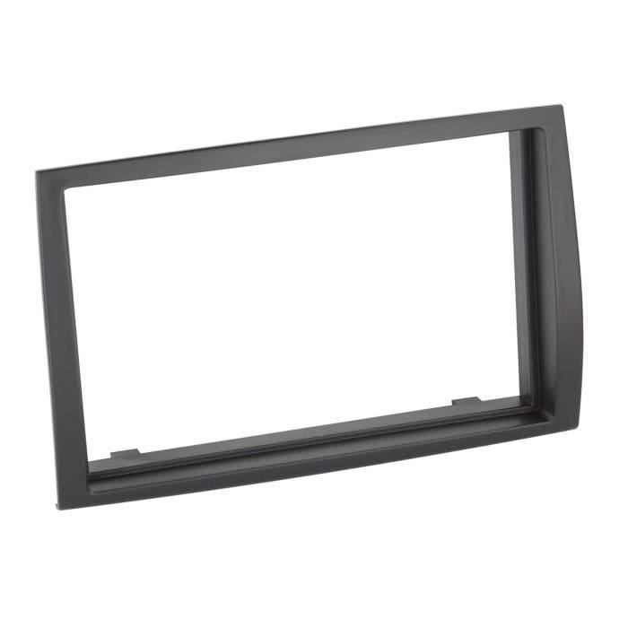 Façade d'autoradio 2-DIN - Citroën - Noir - Installation autoradio - Compatible Fiat/Opel/Peugeot