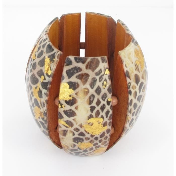 Bracelet python doré - Fanny Fouks Multicolore - Assort