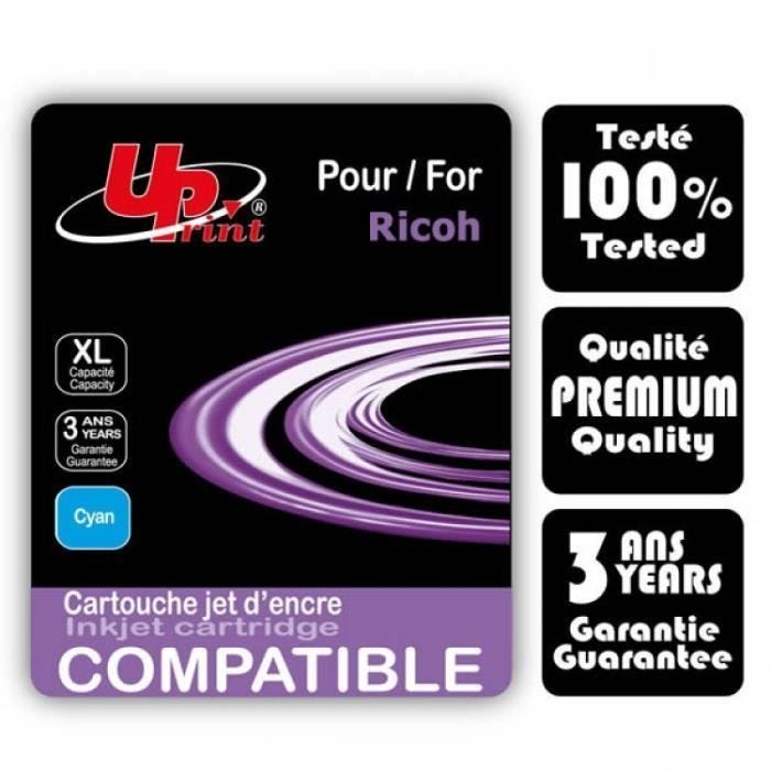 Cartouche gel Uprint GC-41C cyan compatible avec votre imprimante RICOH Aficio SG3100,RICOH Aficio SG3110,RICOH Aficio SG3120,RICOH