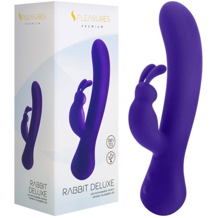 Vibromasseur Rechargeable Rabbit Deluxe Violet - mixte / adulte