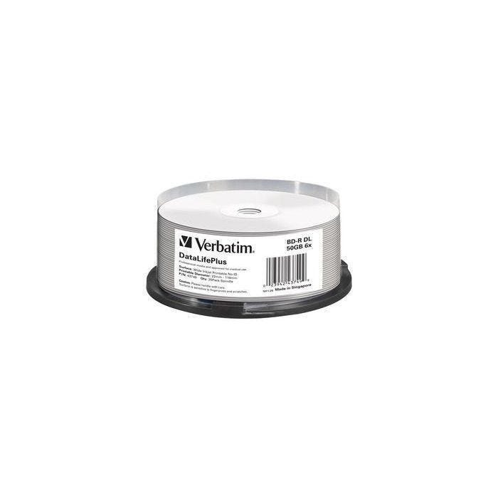 Verbatim - 43749 - BD-R Dual Layer - 6x - 50 Go - Pack Spindle
