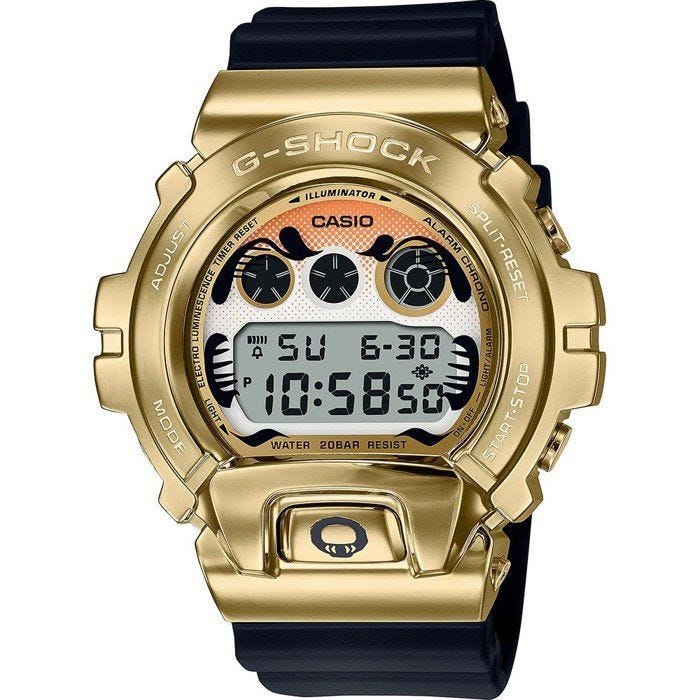 Montre Casio - Hommes - GM-6900GDA-9ER - Etanche 20 Atm - Bracelet en Plastique Noir