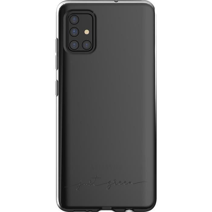 Coque - Just Green - Galaxy A51 - Souple - Transparent - Respectueux de la planète