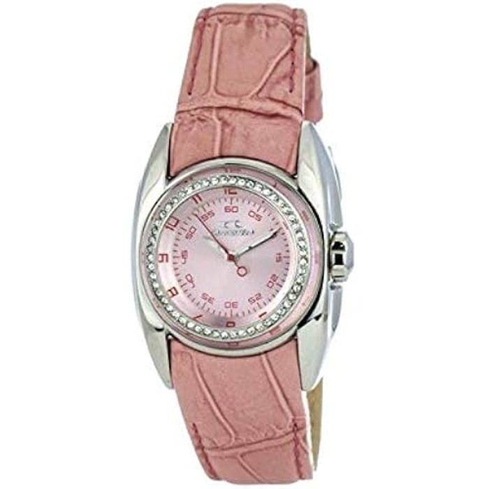 Montre de Fitness - CHRONOTECH - S0332371 - Cuir rose - Quartz - Ø 32 mm