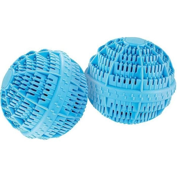 Lot de 2 boules de lavage en céramique 10cm