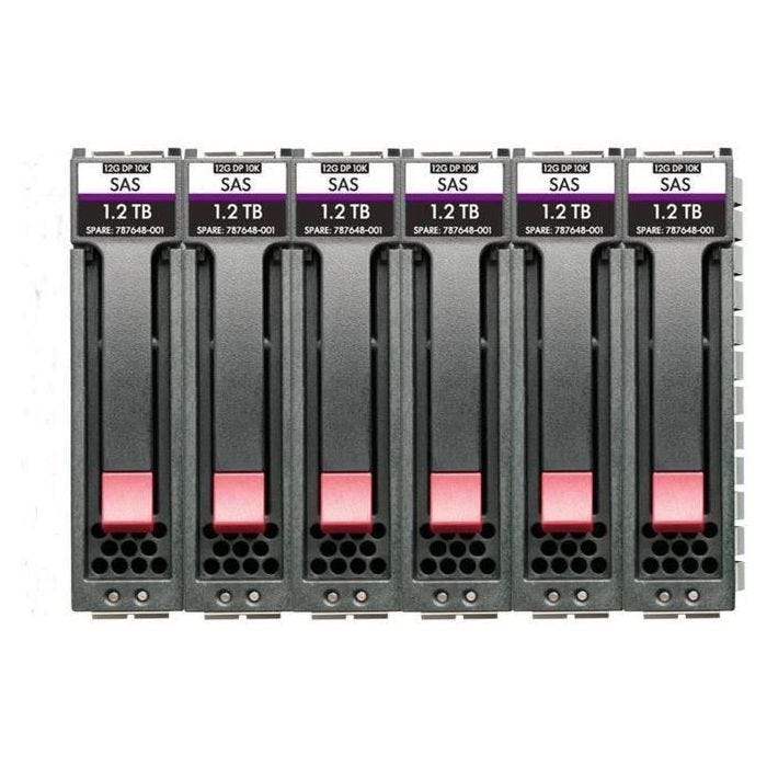 HEWLETT-PACKARD HPE MSA 14.4T SAS 10K SFF M2 6pk HDD BDL