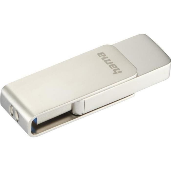 Hama Rotate Pro USB-Stick 128 GB USB Typ-A 3.0 Silber () - 00182486