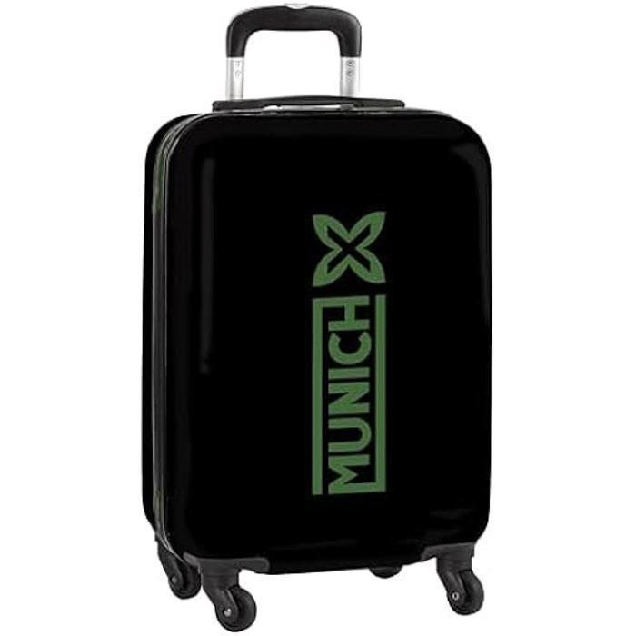 Safta Munich Caviar - Trolley de Cabine 20 Pouces, Valise à roulettes, Cadenas de sécurité, Valise légère, 34,5 x 20 x 55 cm,