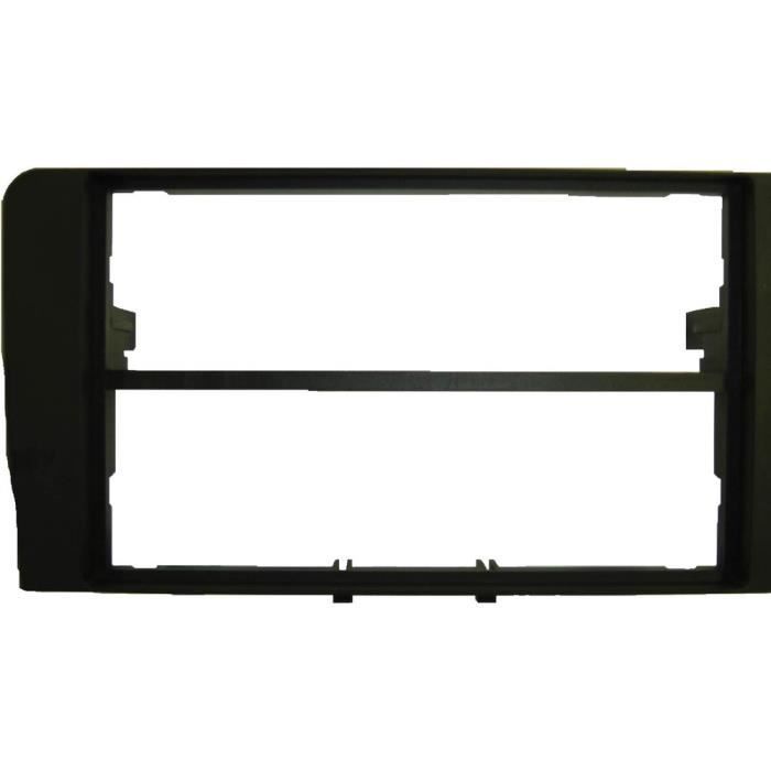 Adaptateur de façade d'autoradio - AUTOLEADS - Audi A3 - 2x simple DIN - Noir - 2004-2009
