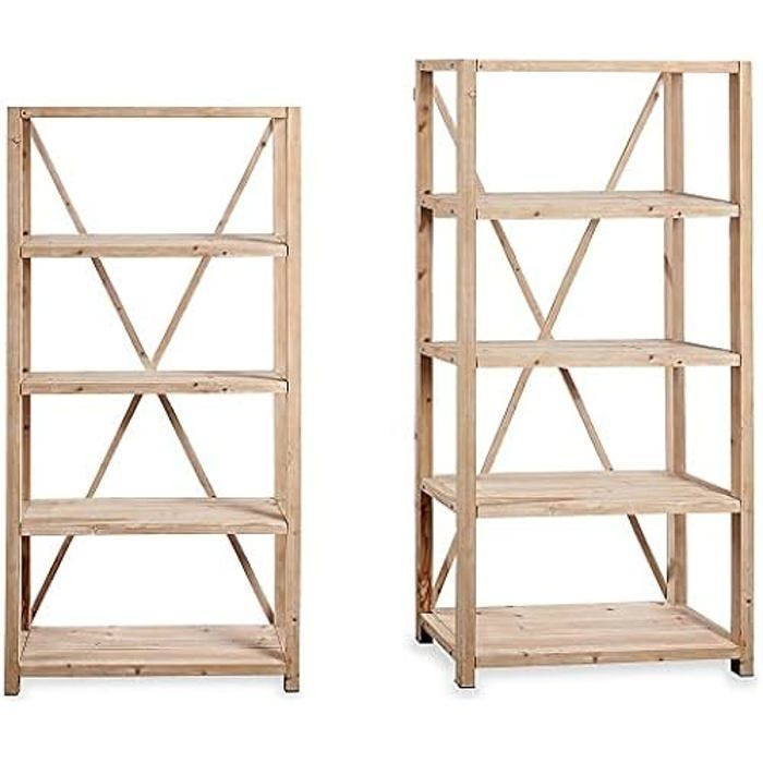 Étagère - DKD HOME DECOR - Marron - Bois - 40 x 160 x 105 cm - Meuble de salon