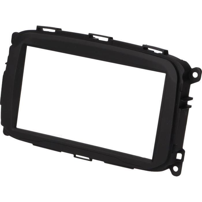 Facade autoradio 2DIN - ADNAUTO - Alfa Romeo Giulietta - Installation double Din - Couleur noire - 2013