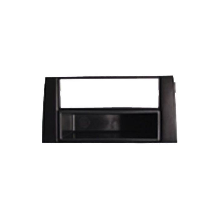 Adaptateur de façade d'autoradio 2x simple DIN Noir Audi A6 Symphony 2002 – 2004