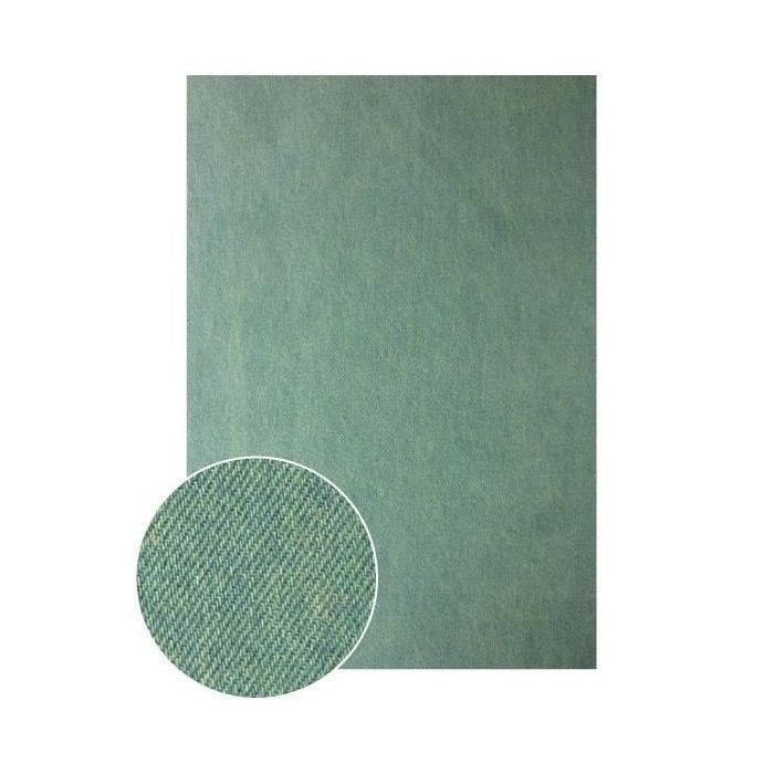 Tissu adhésif A4 - Graines créatives - Denim clair - Bleu vert - 297 x 210 mm