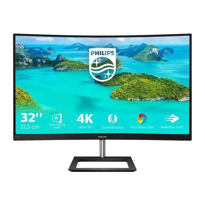 Moniteur incurvé PHILIPS E-line 328E1CA-00 noir - 32" (81 cm) - Ultra HD 4K - Ultra Wide-Color - Adaptive-Sync