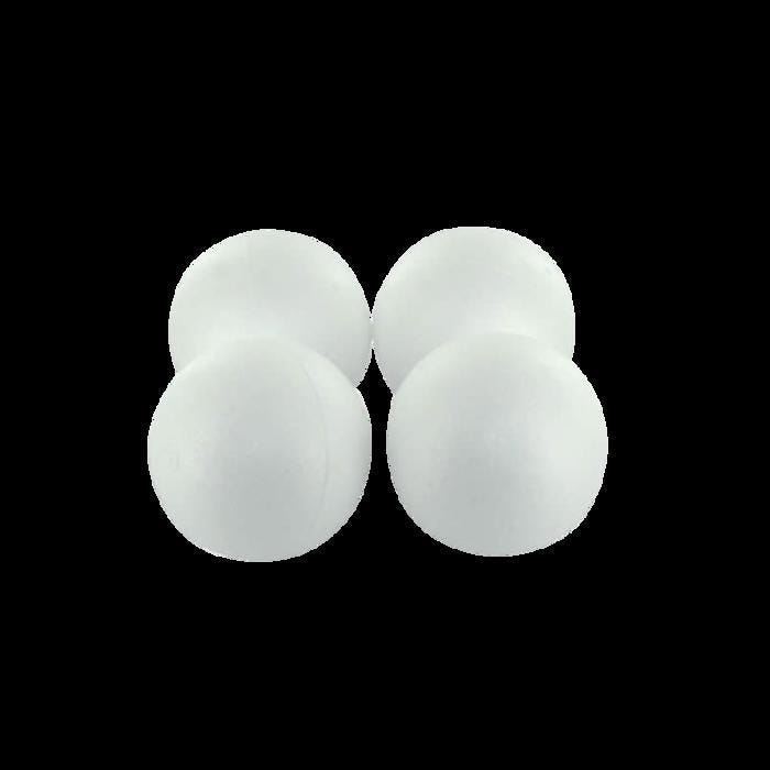 Boules Styropor - Pw International - 50 mm - Sachet de 10 - Matière: Styropor