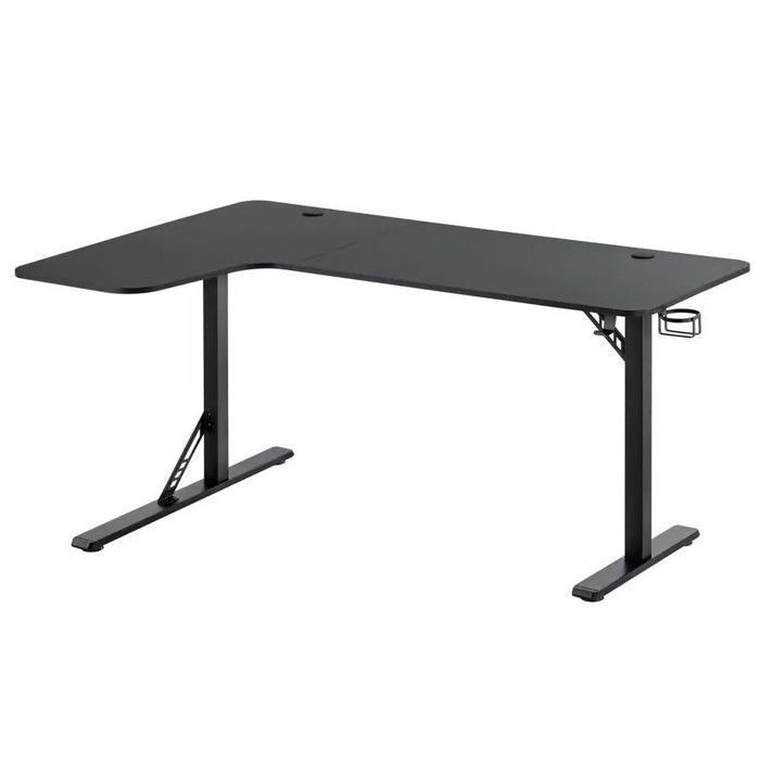 Bureau d'angle - Rekt R - R-Desk 160 L - Métal - 160 cm - Ergonomique - Repose casque intégré