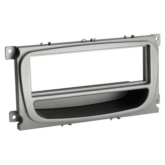 Adaptateur de façade 1-DIN - ACV - Ford - Gris - Vide poche - Universel